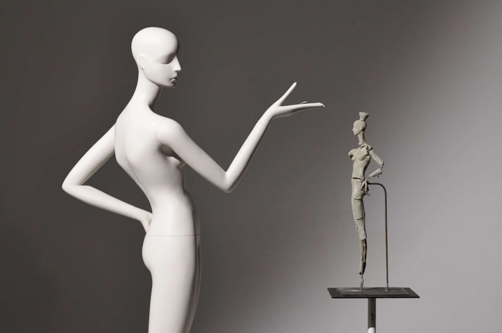 Behind-The-Scenes Aloof Mannequins