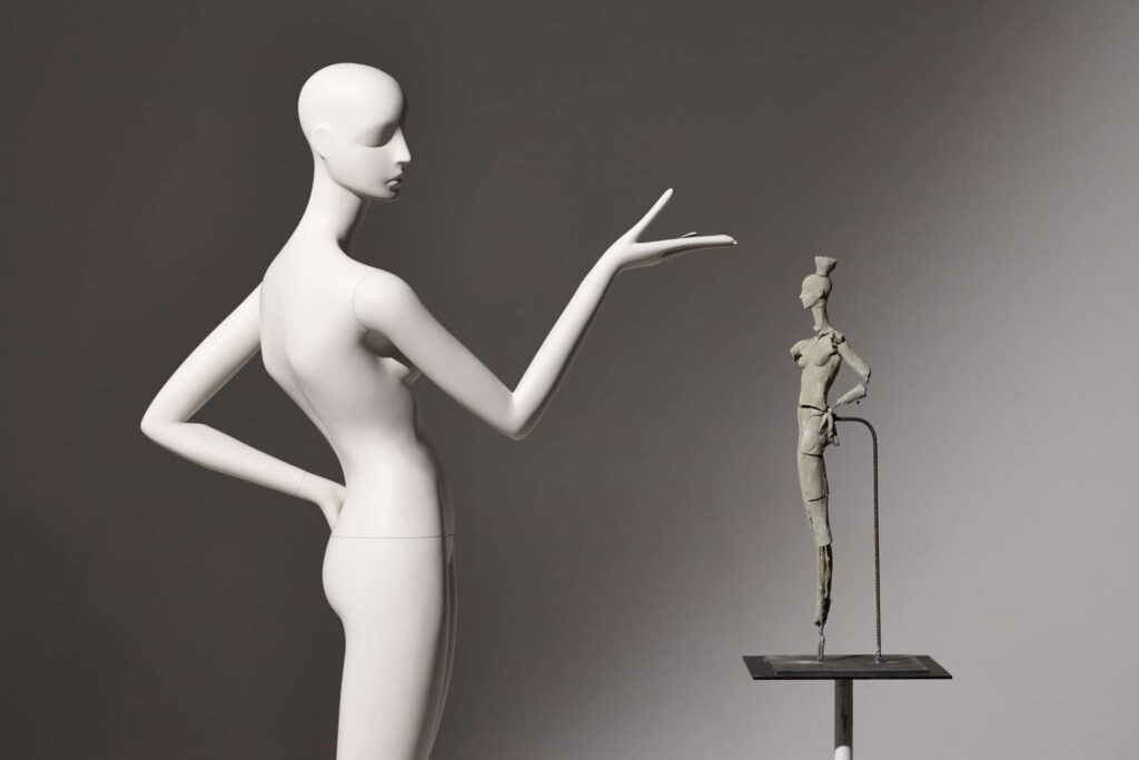 Behind-The-Scenes Aloof Mannequins