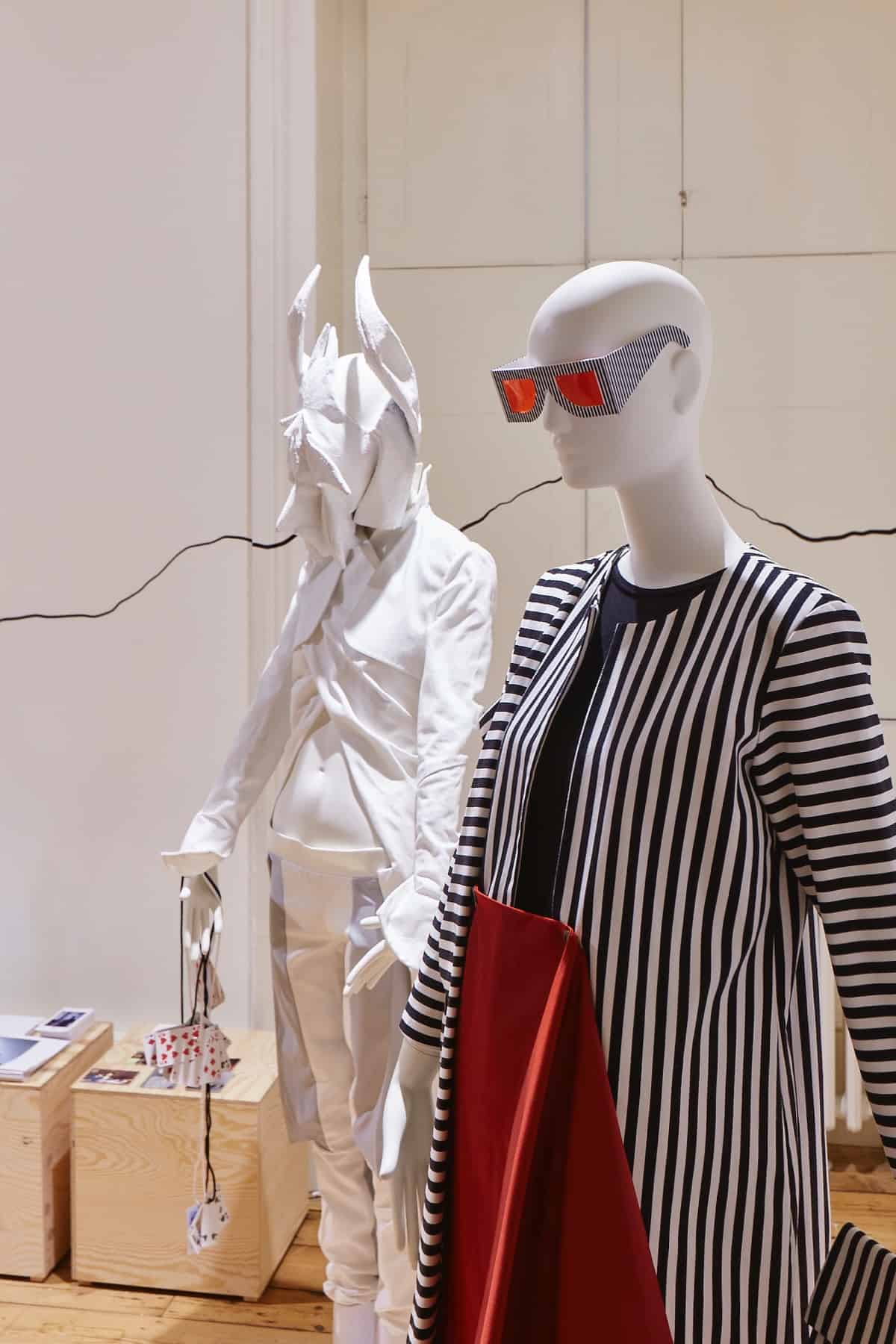 Aloof mannequins for Fashion Utopias at Somerset House, international fashion showcase 2016
