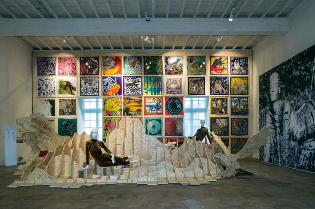 Jungle Animal Imagery in Fashion with Schlappi 2200 female mannequins