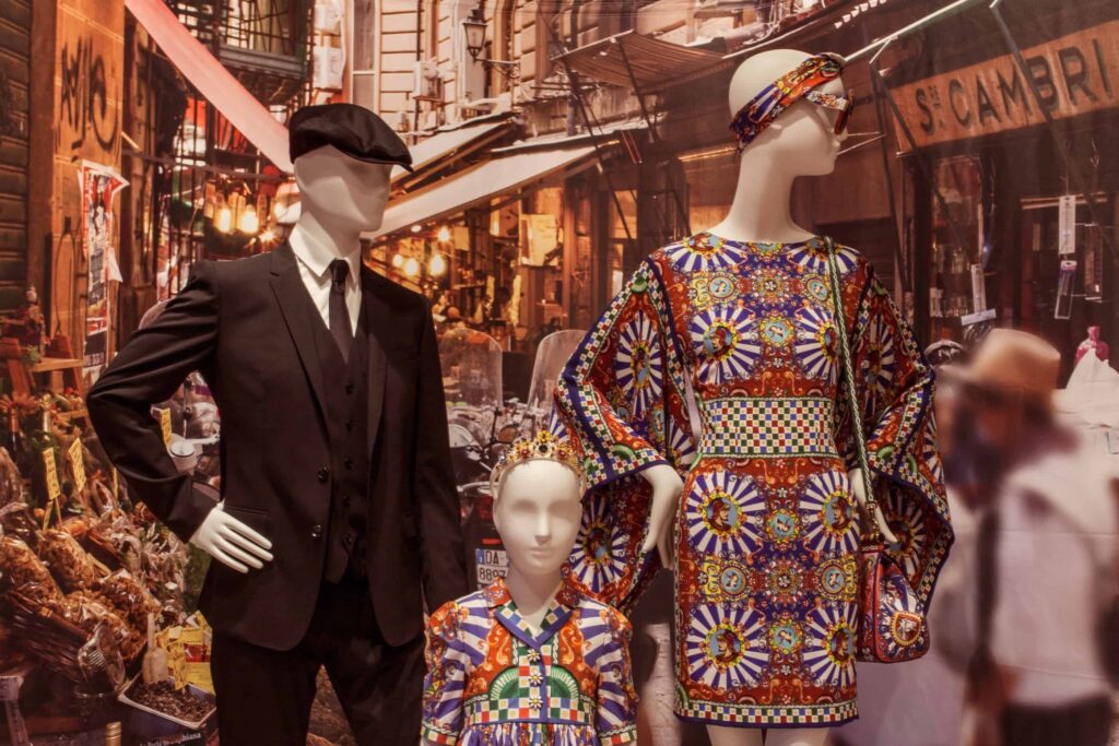 carretti dolce and gabbana mannequins