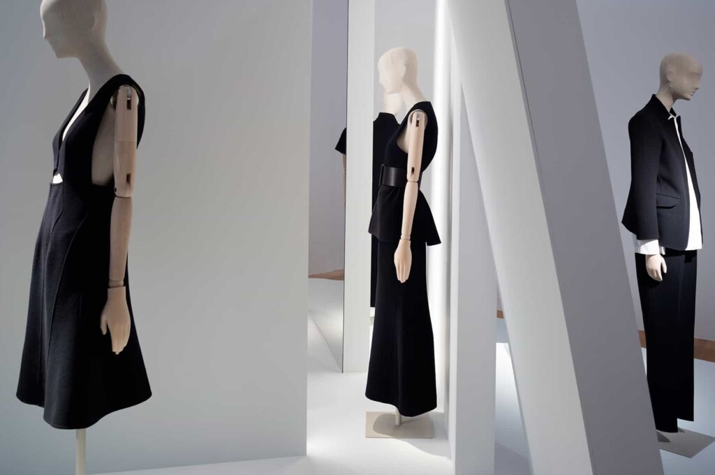 Bespoke Schläppi 2200 bust forms for Jil Sander Present Tense Exhibition