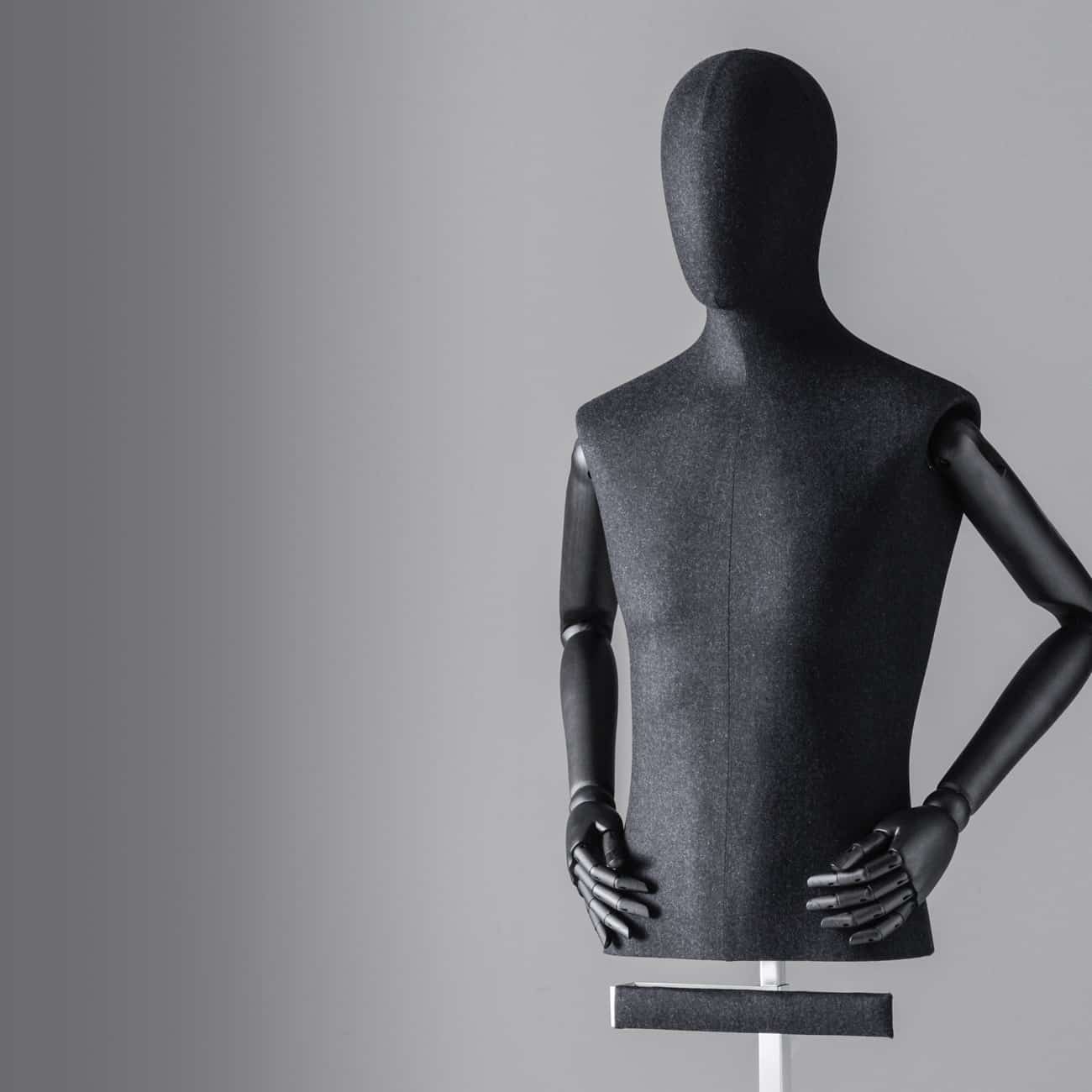 Sartorial Men | Male bust form with articulated arms and trouser bar