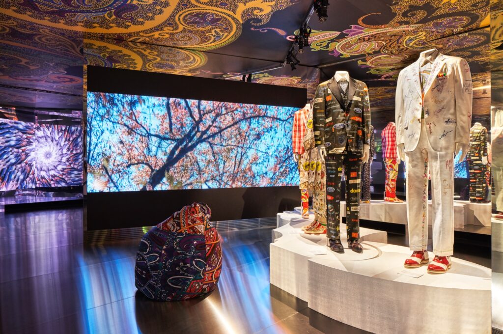 Etro Generation Paisley Exhibition in Milan