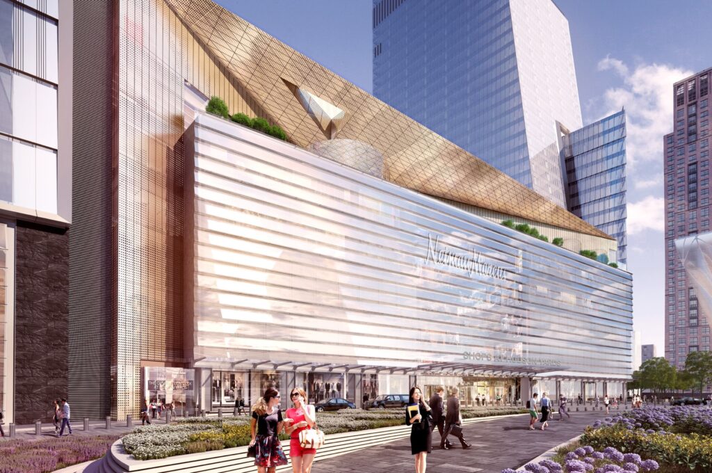 Rendering of Nieman Marcus Hudson Yards, New York