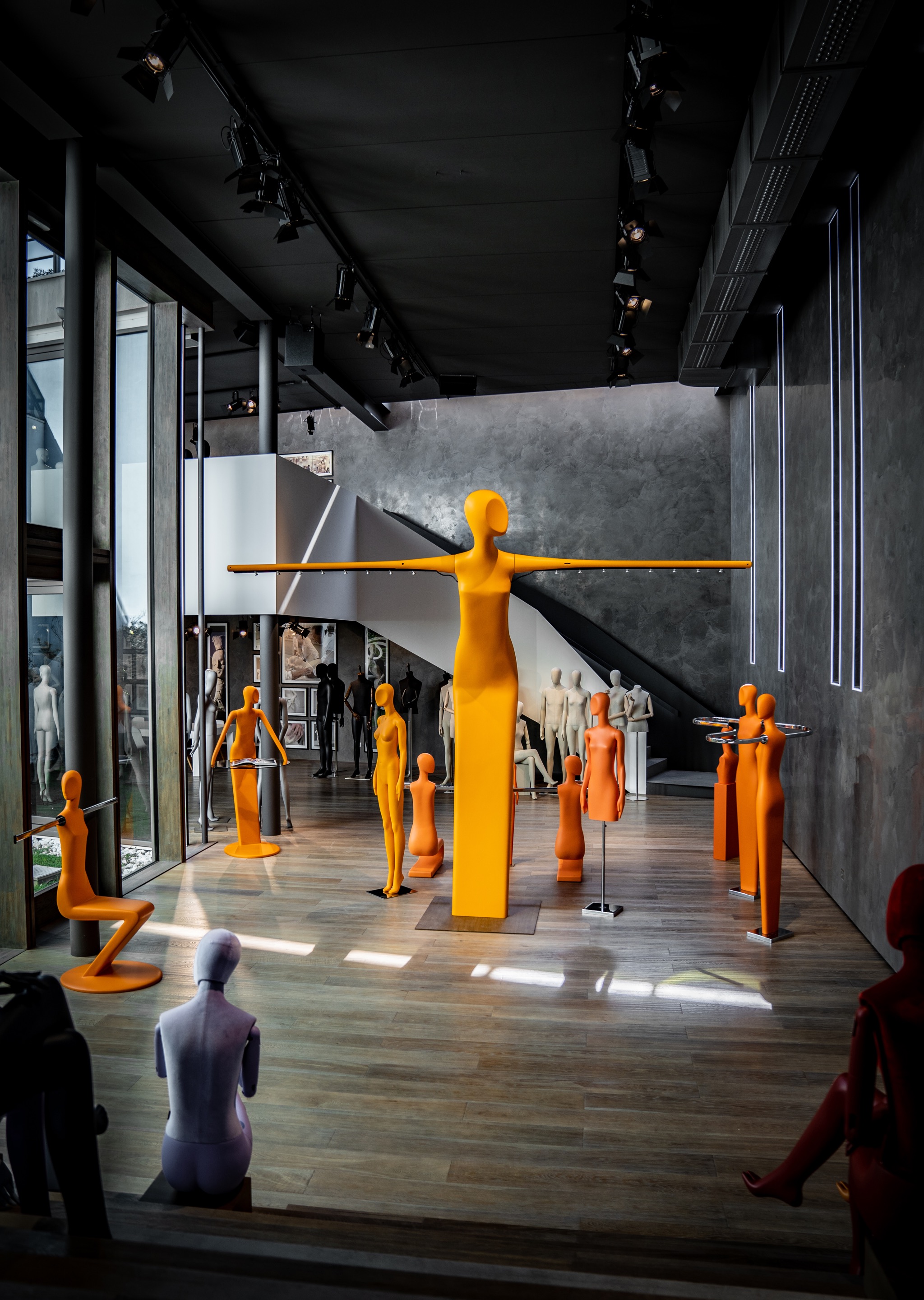schlappi mannequins milan design week exhibition
