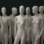 A group of Schläppi female and male mannequins