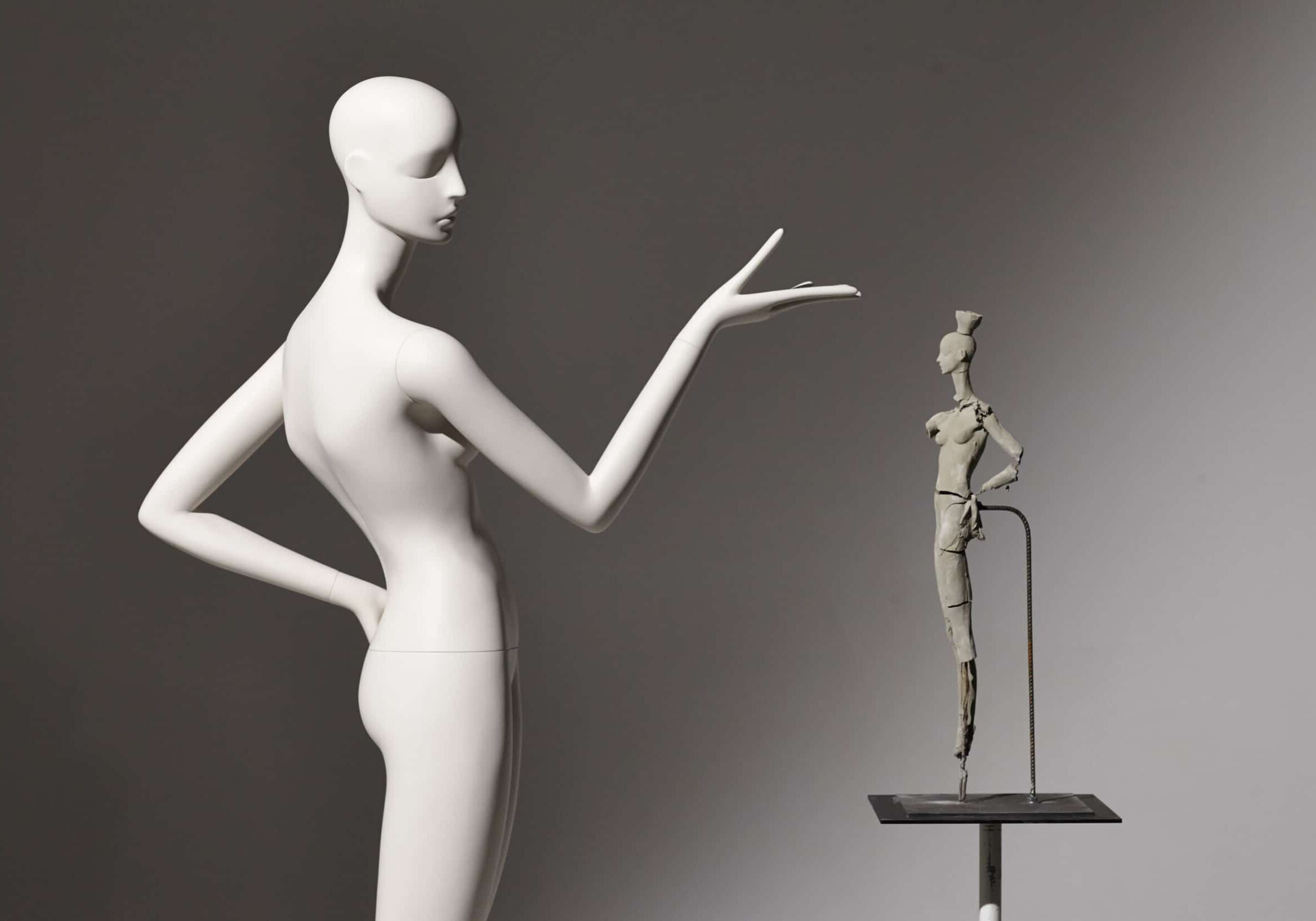 Behind-The-Scenes Aloof Mannequins