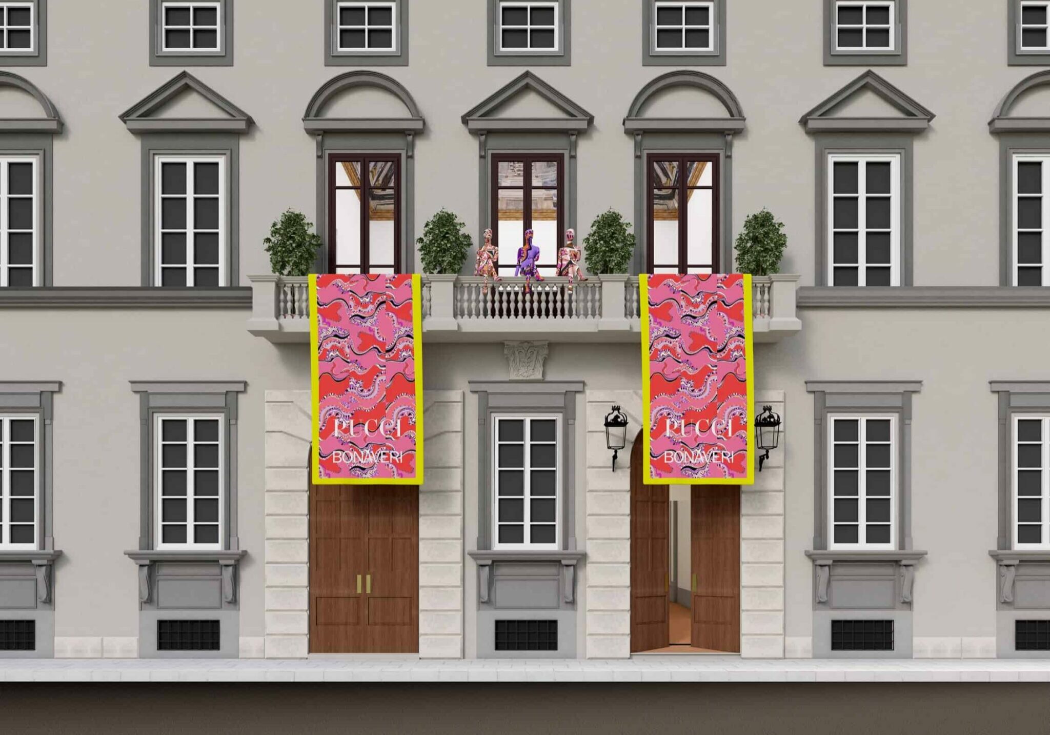 Palazzo Pucci - Florence plays host to Bonaveri - A Fan of Pucci.