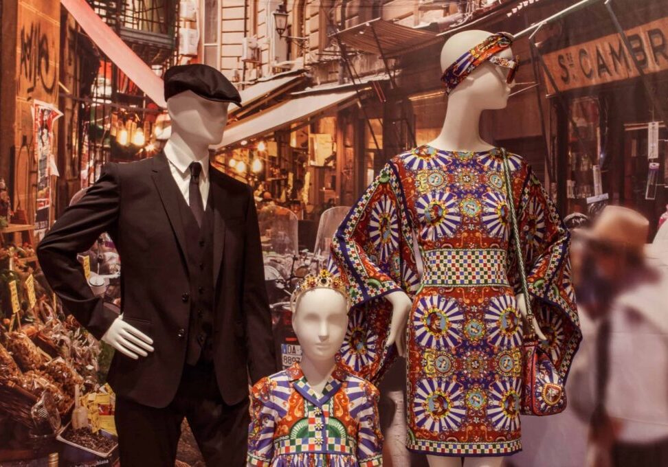 carretti dolce and gabbana mannequins