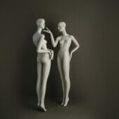 aloof female mannequins