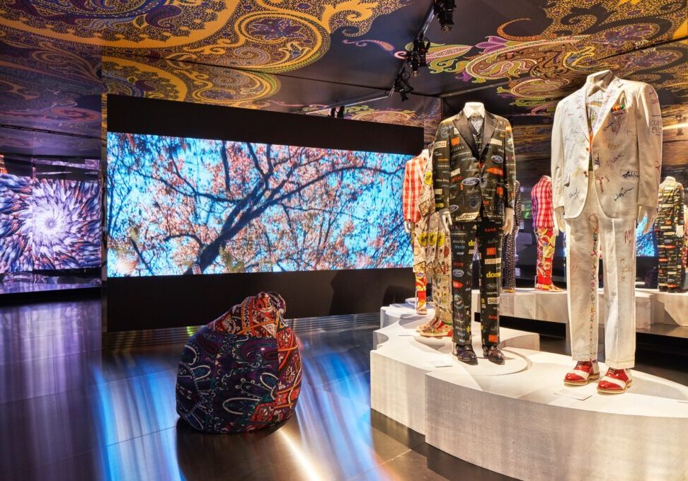 Etro Generation Paisley Exhibition in Milan