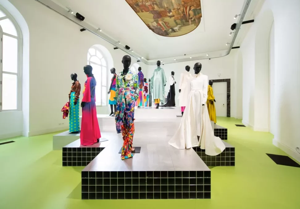 National Chamber of Fashion showcase of work by young talents, using Bonaveri's iconic Tribe mannequins.