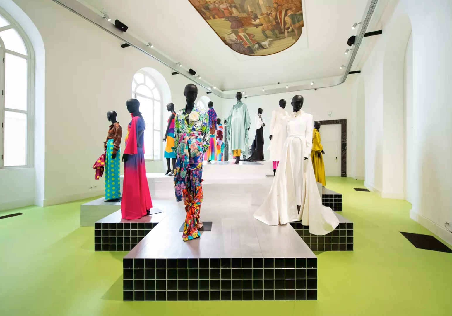 National Chamber of Fashion showcase of work by young talents, using Bonaveri's iconic Tribe mannequins.