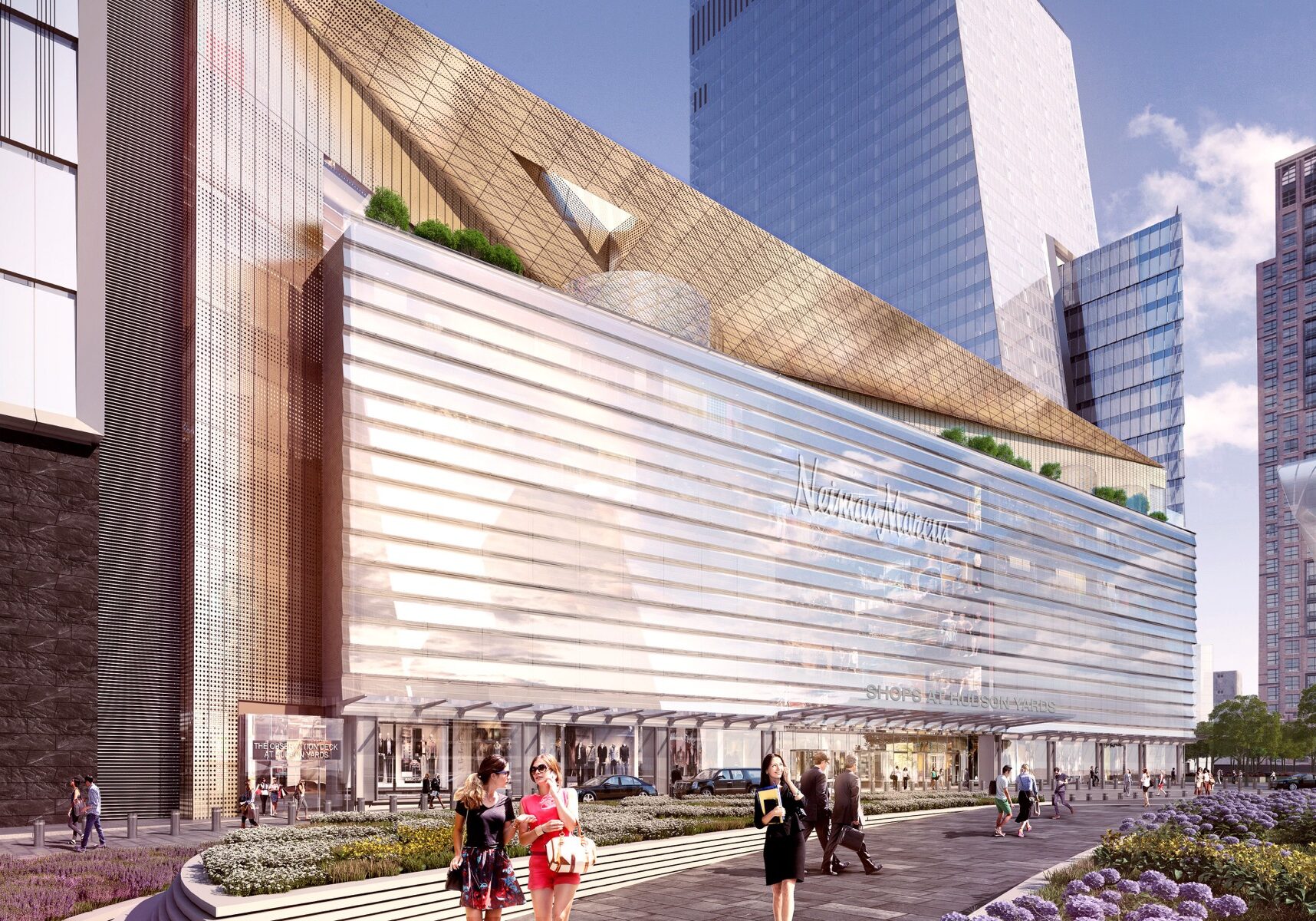 Rendering of Nieman Marcus Hudson Yards, New York