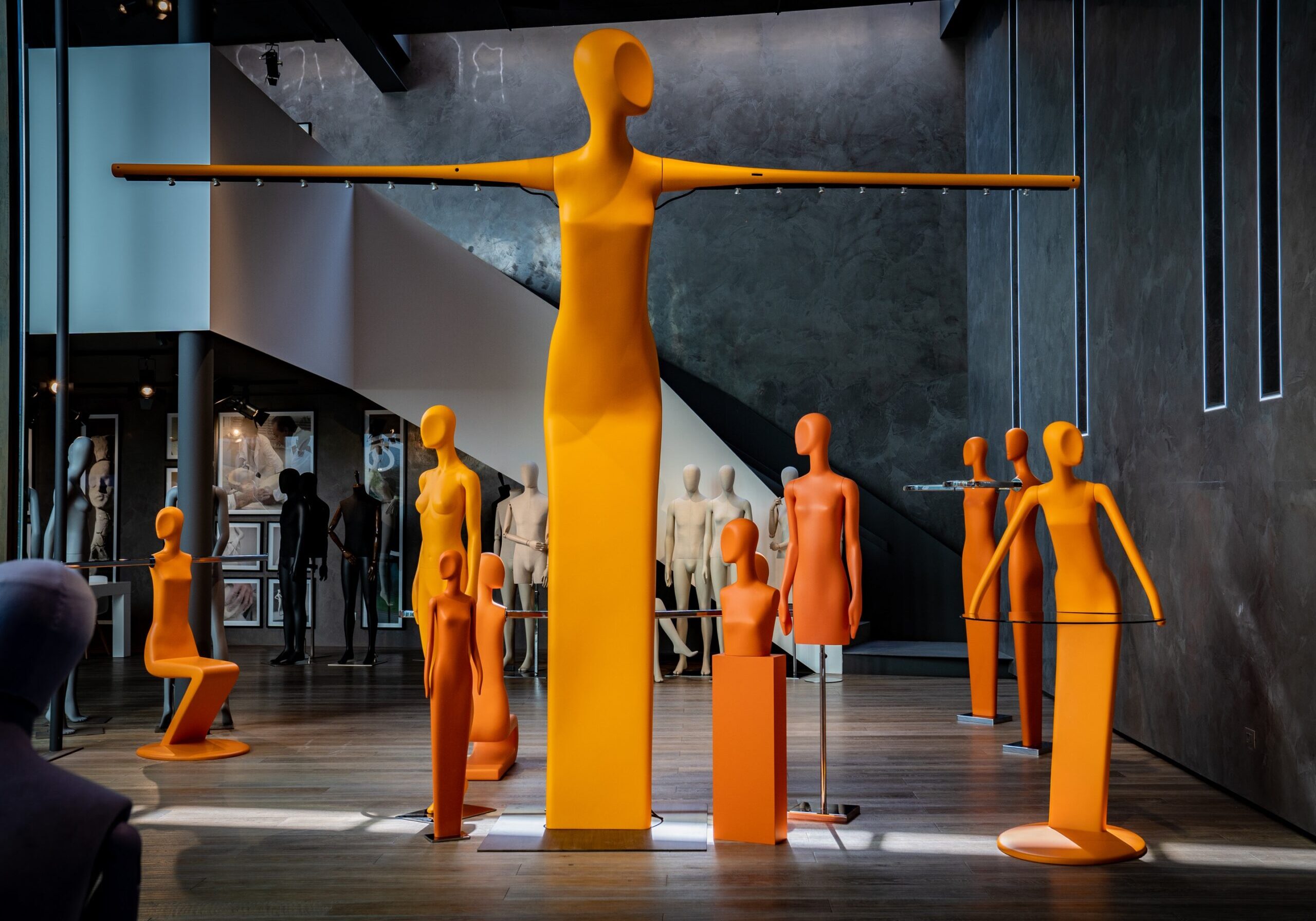schlappi mannequins milan design week exhibition