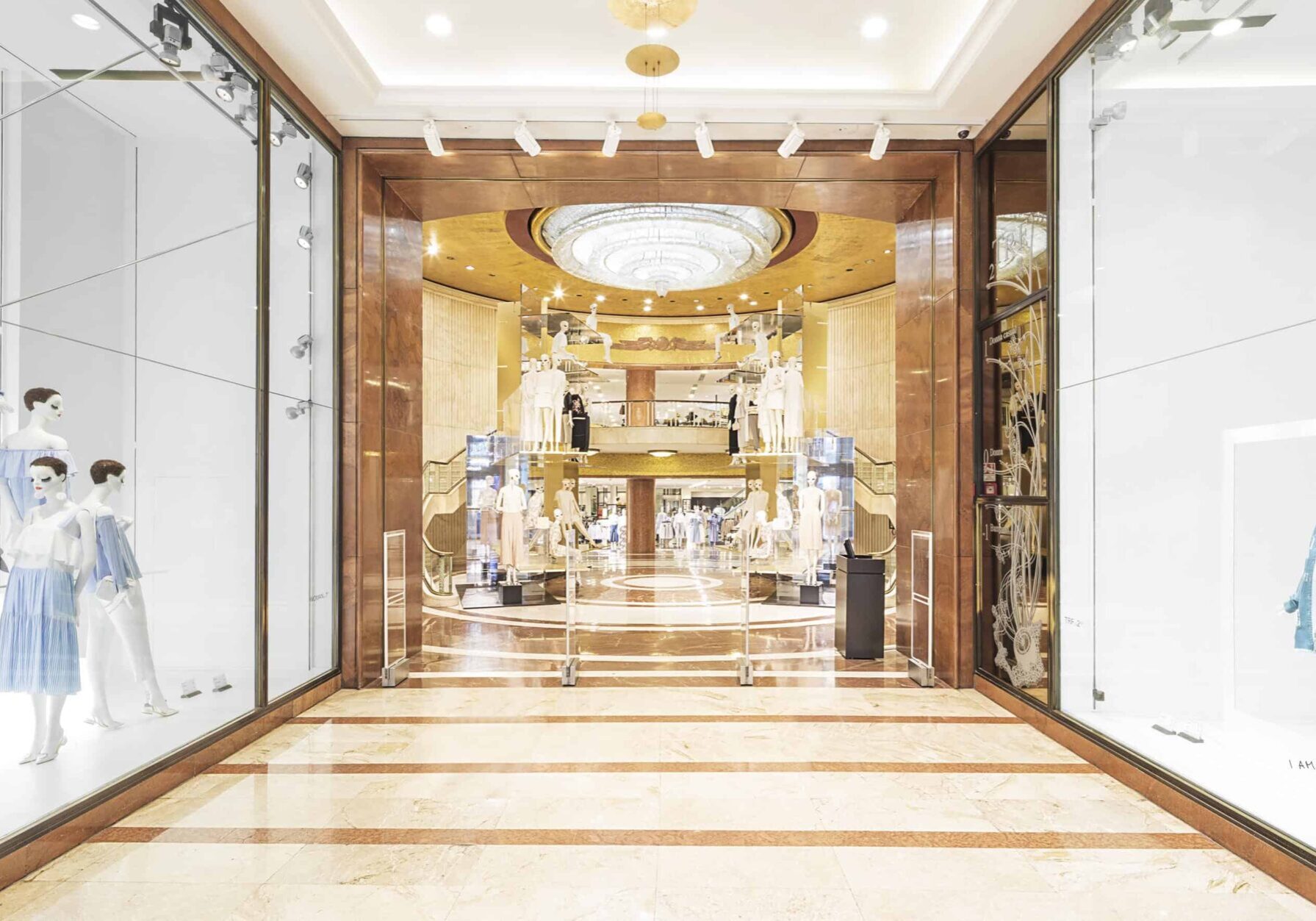 aloof mannequins for zara milan design week