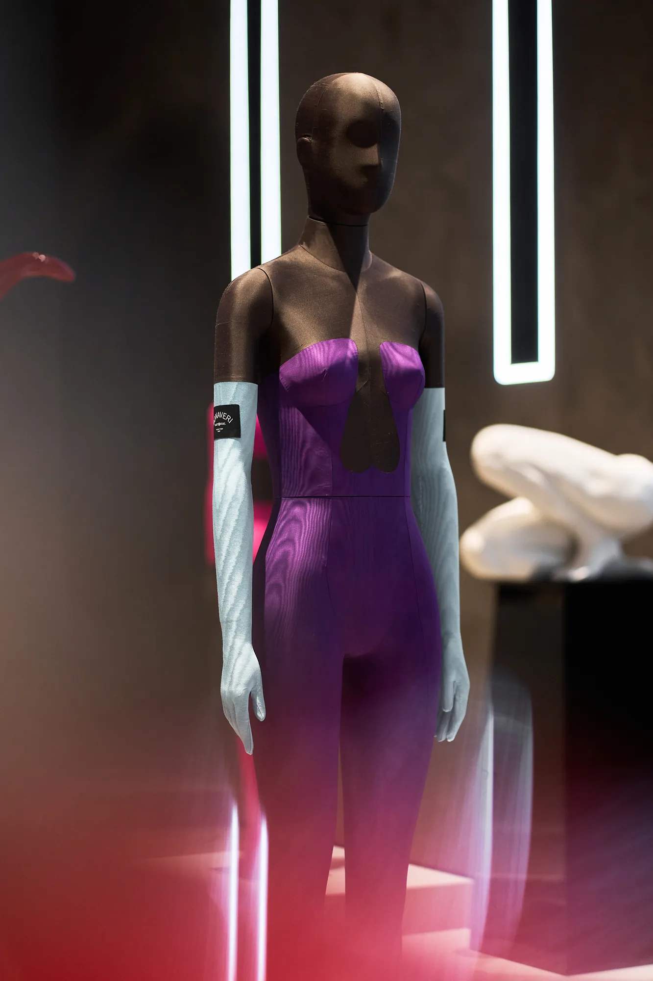 Studio Collection female mannequin with couture-inspired upholstery (Image 179 of 198)